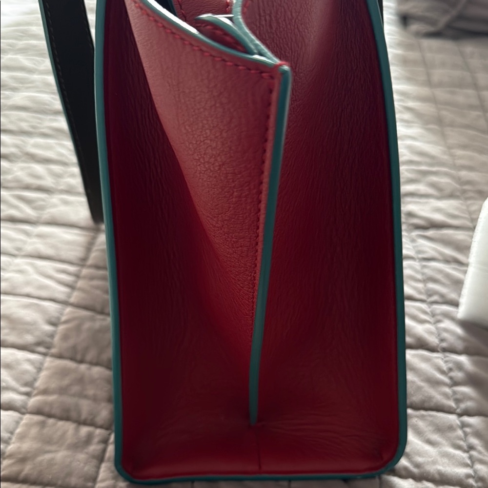 Fendi Women's Red and Gray Bag - Picture 7 of 9